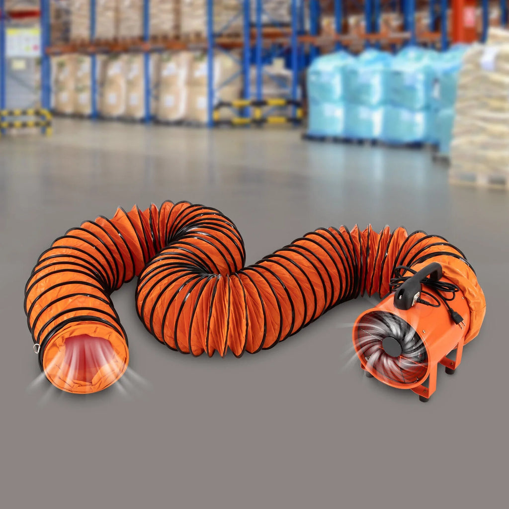 10 Inch Portable Ventilation Fan with 32.8ft Duct Hose C449422