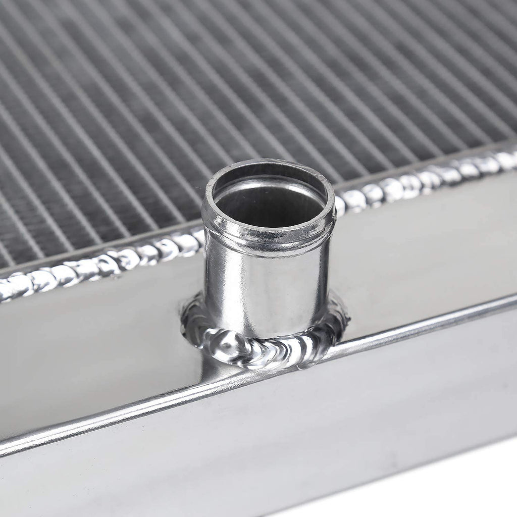 62mm 3Row Aluminum Radiator For 1955-1957 Chevy Bel Air Nomad V8 MT V1400