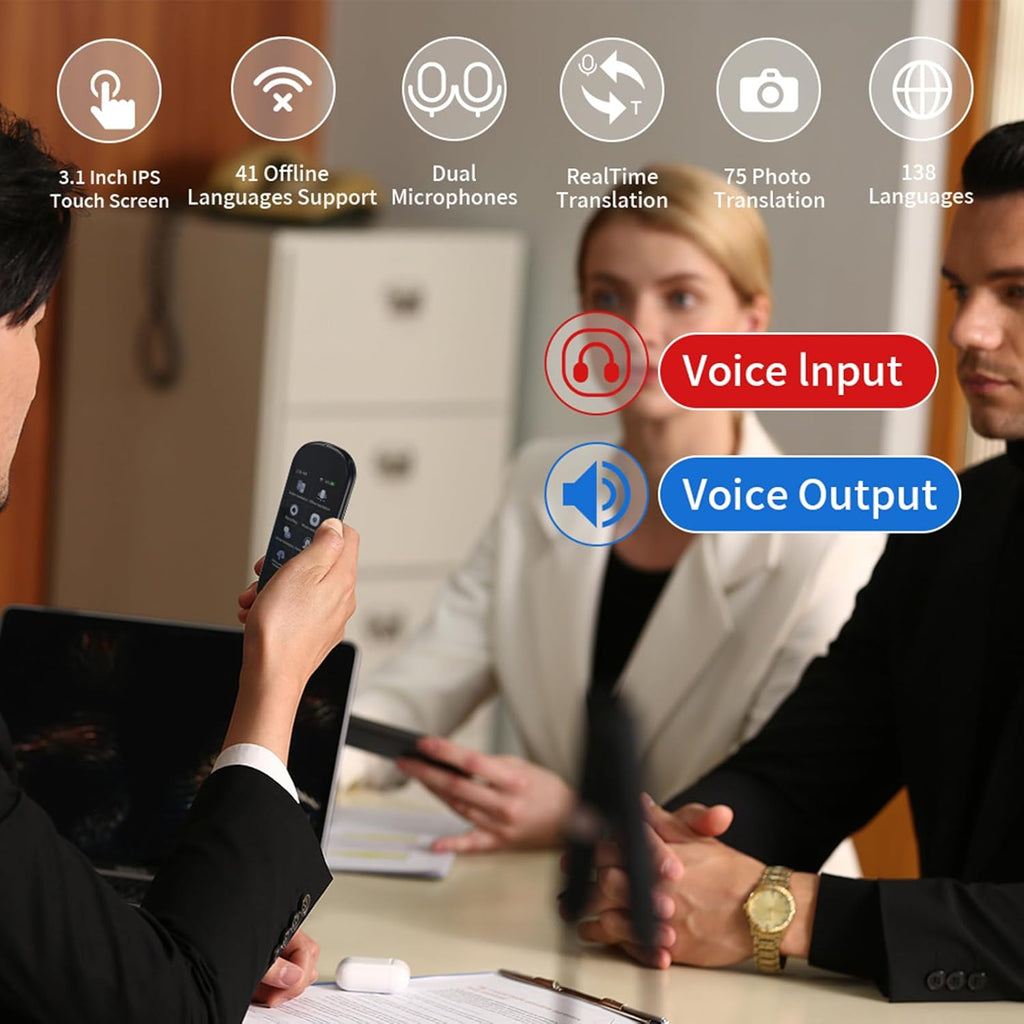 138 Languages Instant Translator Device V83991