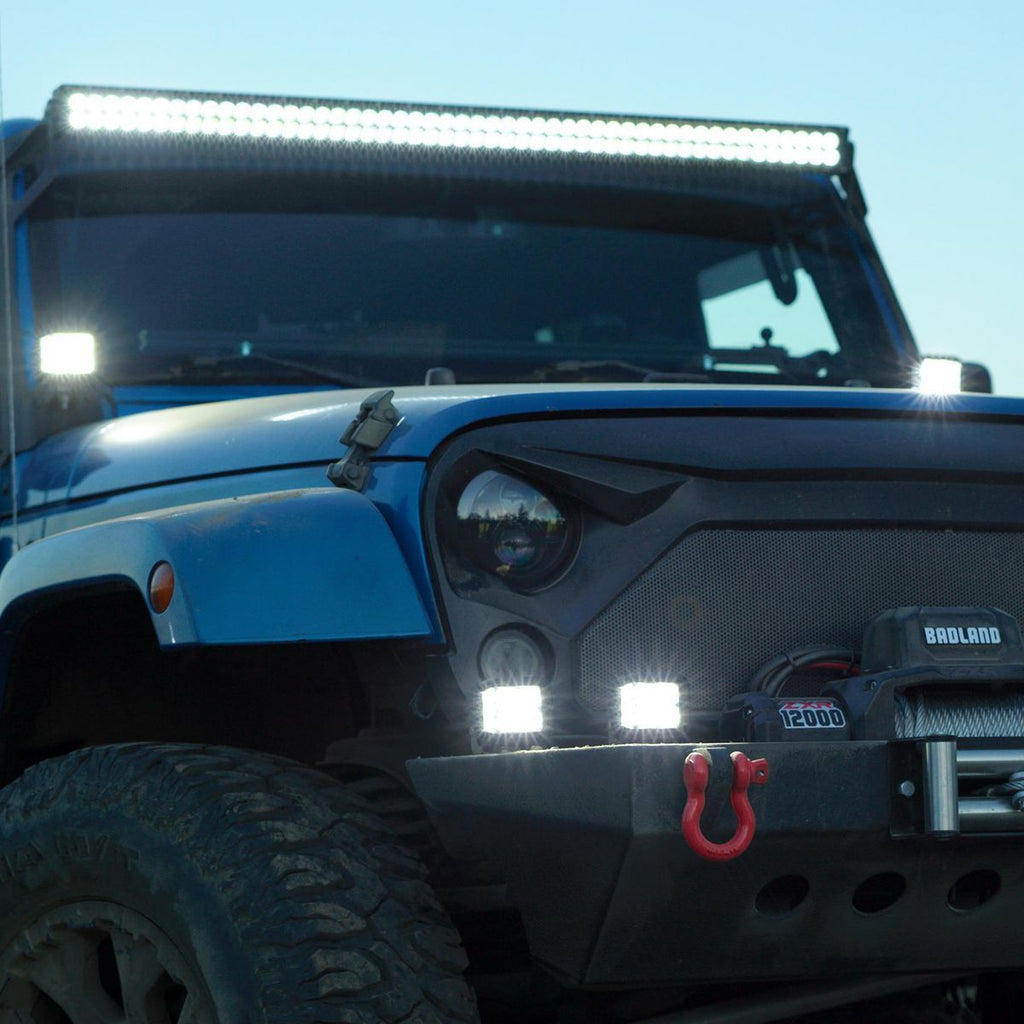 3 in. LED Spot with Sidelight, Pair E56270