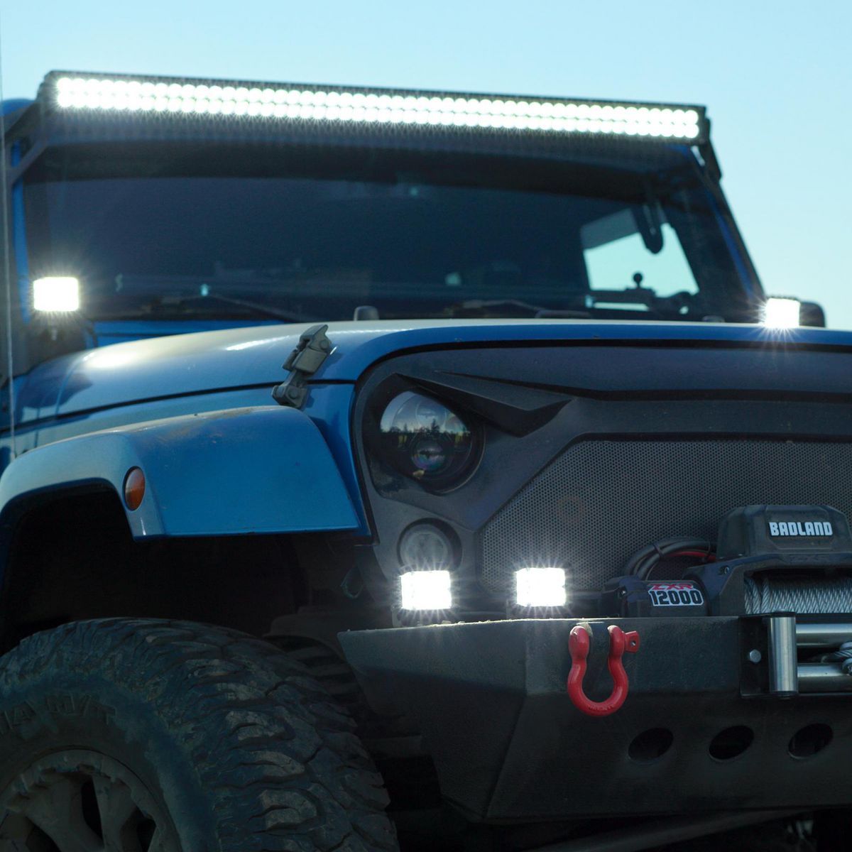 3 in. LED Spot with Sidelight, Pair E56270