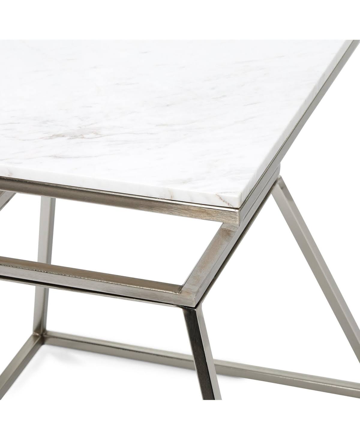 Silver Marble Side Table I428819