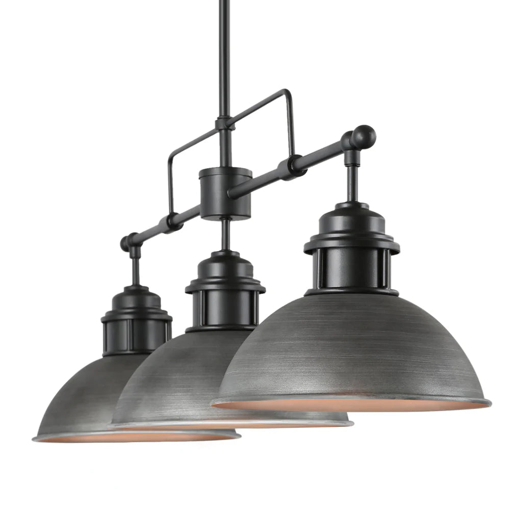 3-Light Kitchen Island Linear Industrial Pendant G155745