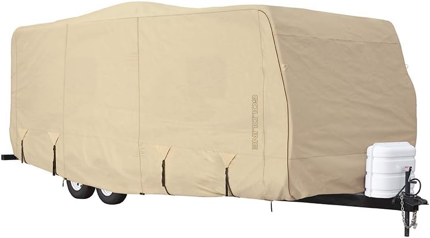 Tan Gray Waterproof Heavy Duty RV Cover R731