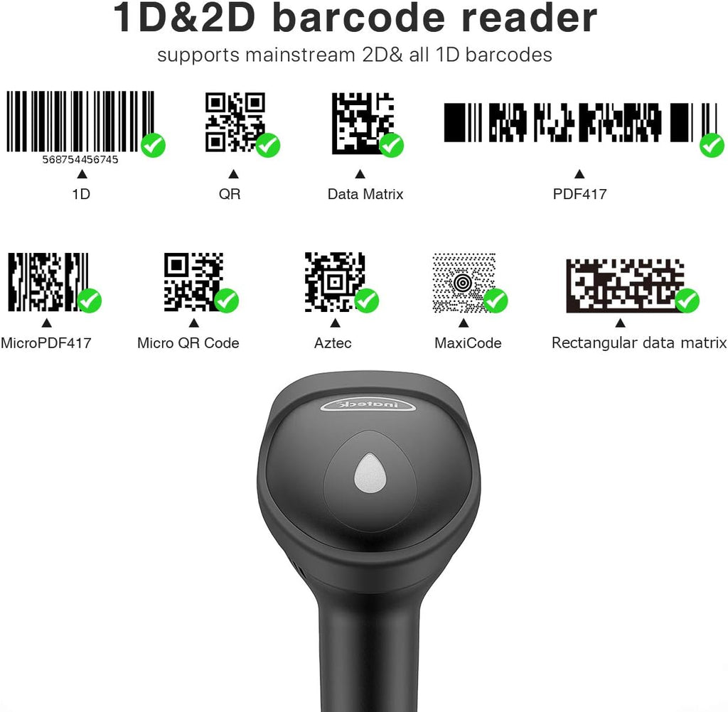 Wireless Bluetooth 2D Barcode Scanner V60980
