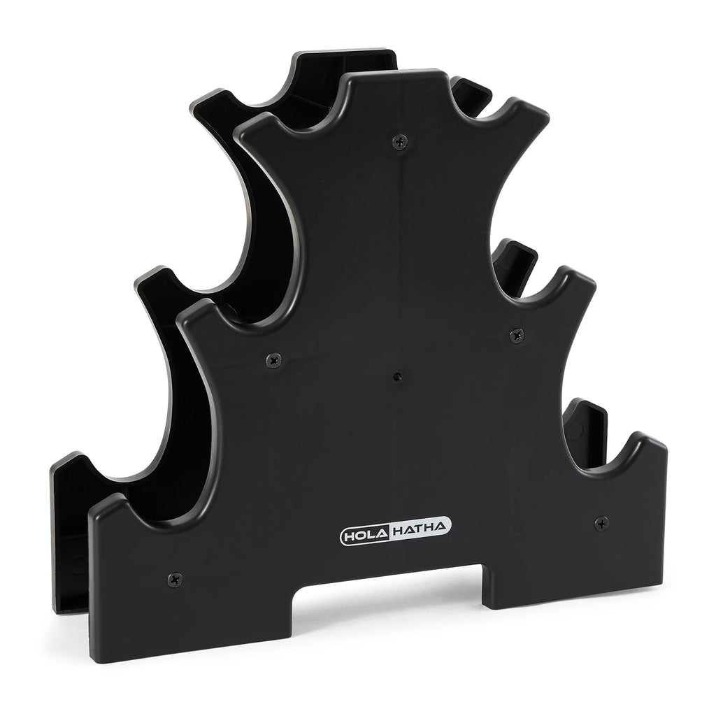 3, 5, and 8 Pound Dumbbell Hand Weight Set with Storage Rack Z3706