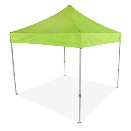 10x10 Pop Up Canopy Tent with Wheeled Roller Bag, White Q4380