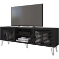 Black Mid-Century Modern TV Stand A8900