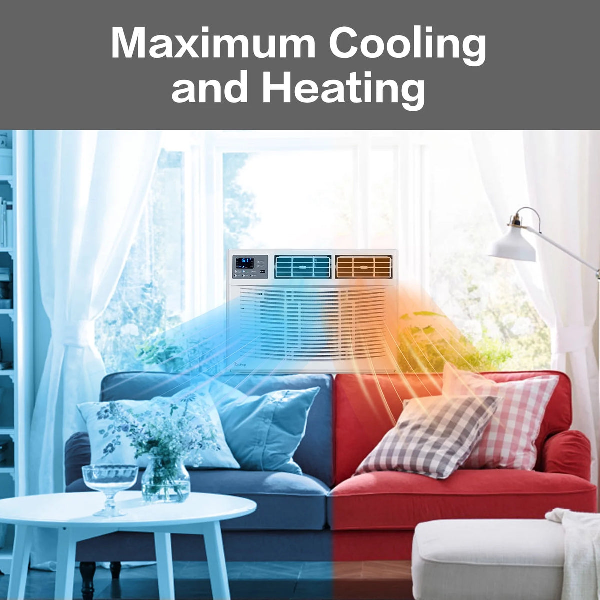 8000 BTU Heat And Cool Window Air Conditioner P26703