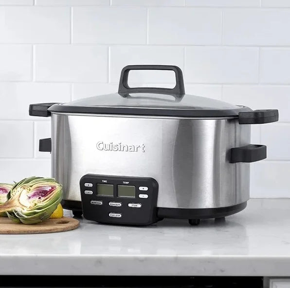 6 Quart 3-in-1 Stainless Steel Multicooker N1502
