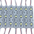 200pcs 3 LED Module White 5050 SMD Waterproof Decorative Light with Tape Adhesive Backside Pack of 2 I8742