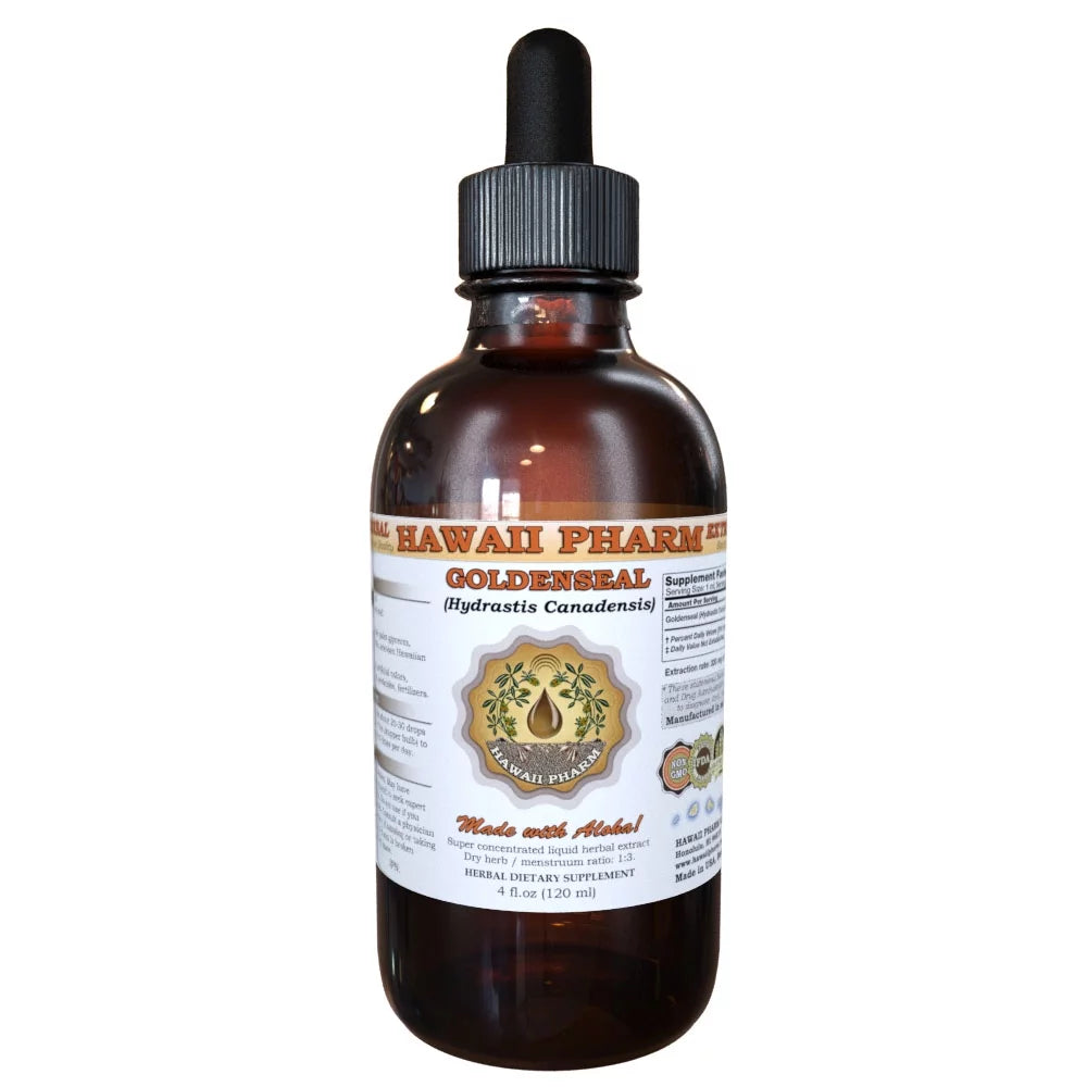 Organic Goldenseal Dried Leaf Liquid Extract 4 oz H79279
