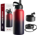 Stainless Steel Double Wall Insulated Sports Water Bottle, 40 OZ BPA Free F82126