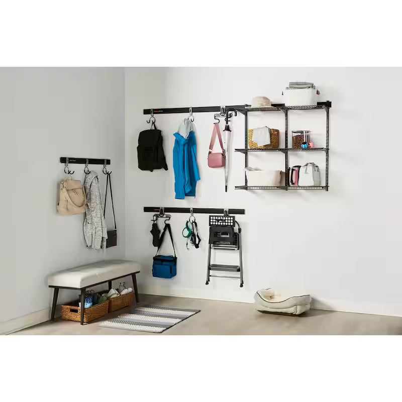 16 in. x 48 in. Wire Garage Wall Shelving Kit (3-Pack) D18842