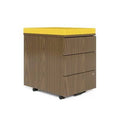 Carini Walnut/Eureka 3-Drawer Vertical Filing Cabinet H9999