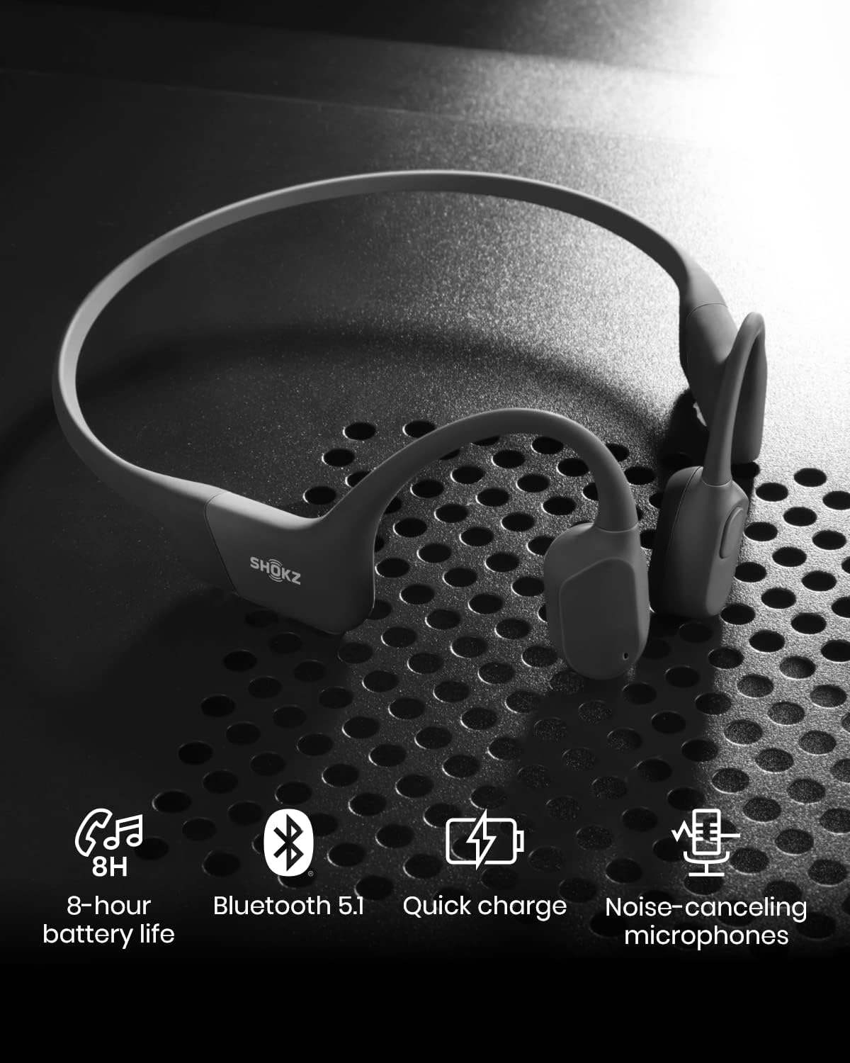 Bone Conduction Open-Ear Bluetooth Sport Headphones with Headband X874