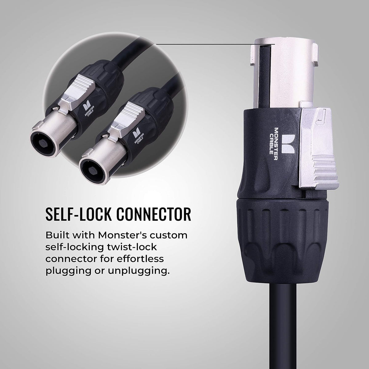 20ft Speaker Cable with SpeakOn Connectors B452