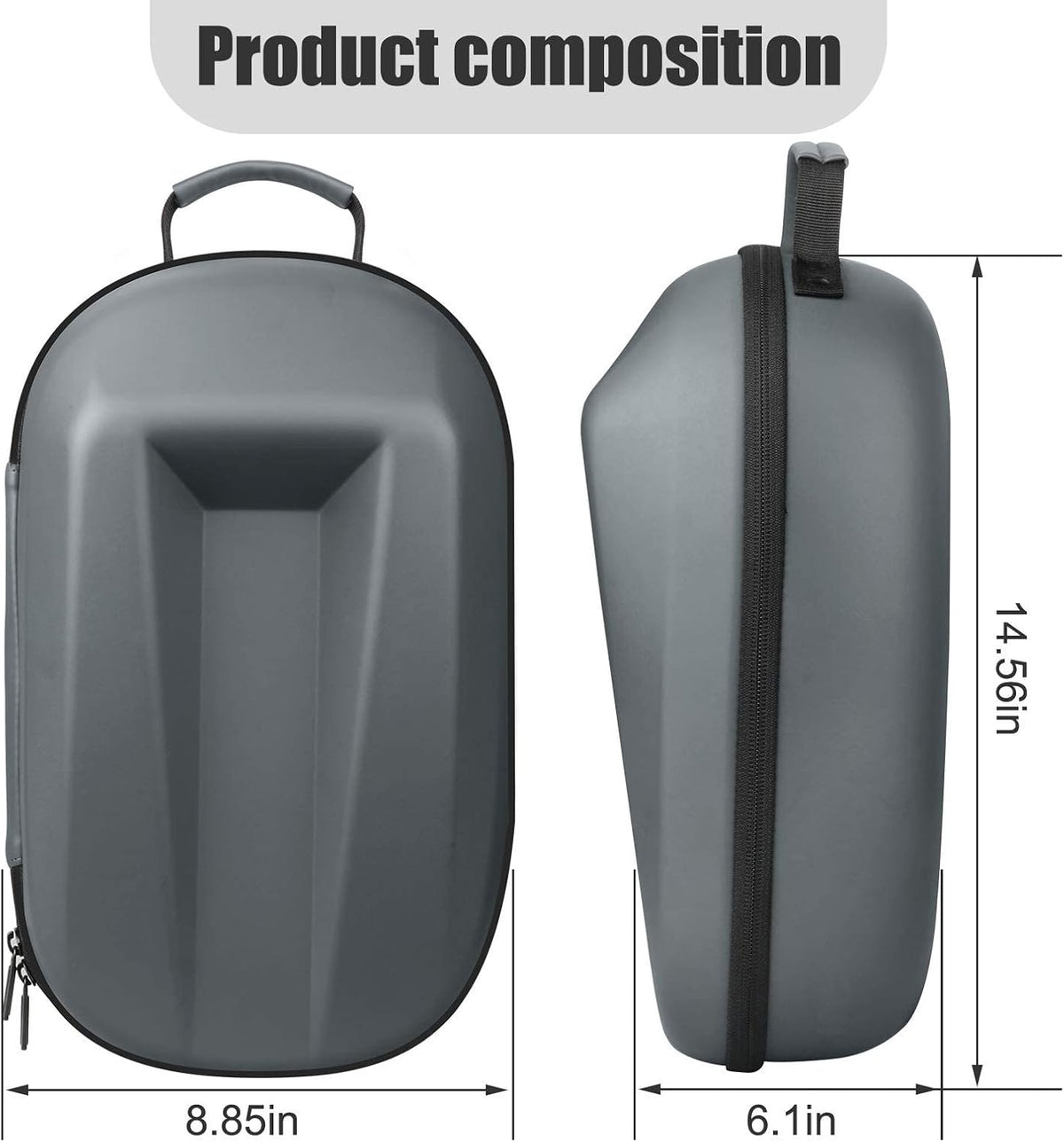 Head Strap with Case Travel, Face Pad, Controller Grips Cover D49681