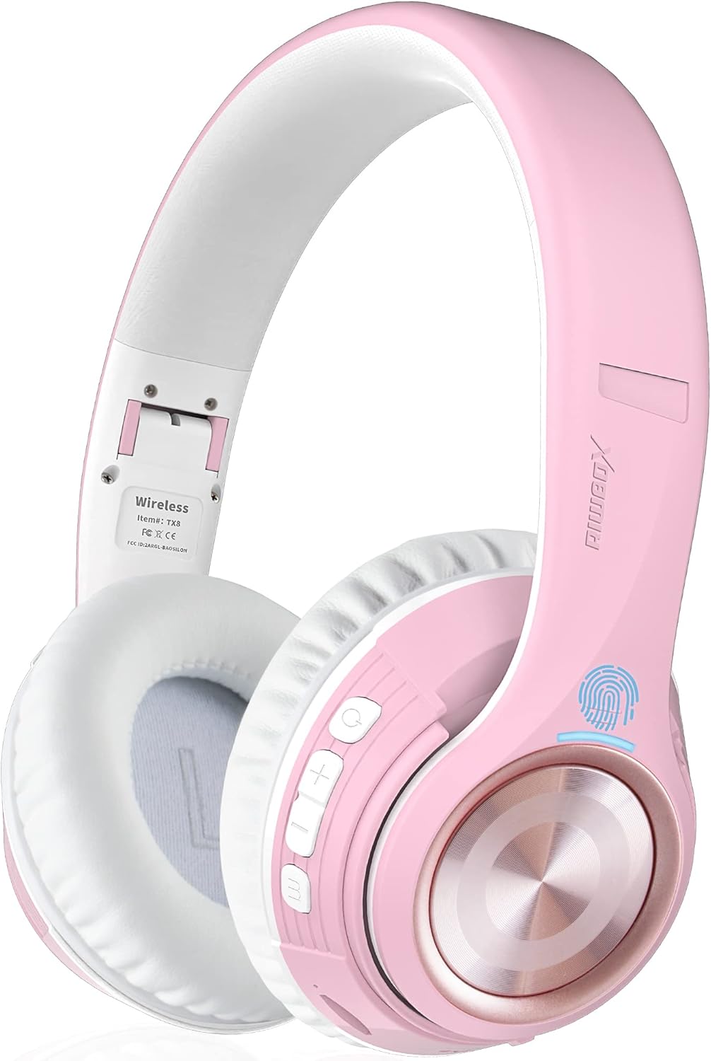 White Over Ear Bluetooth Headphones with Mic, Pack of 2 Y52066