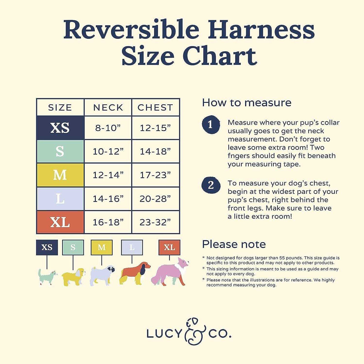 Reversible Dog Harness D296