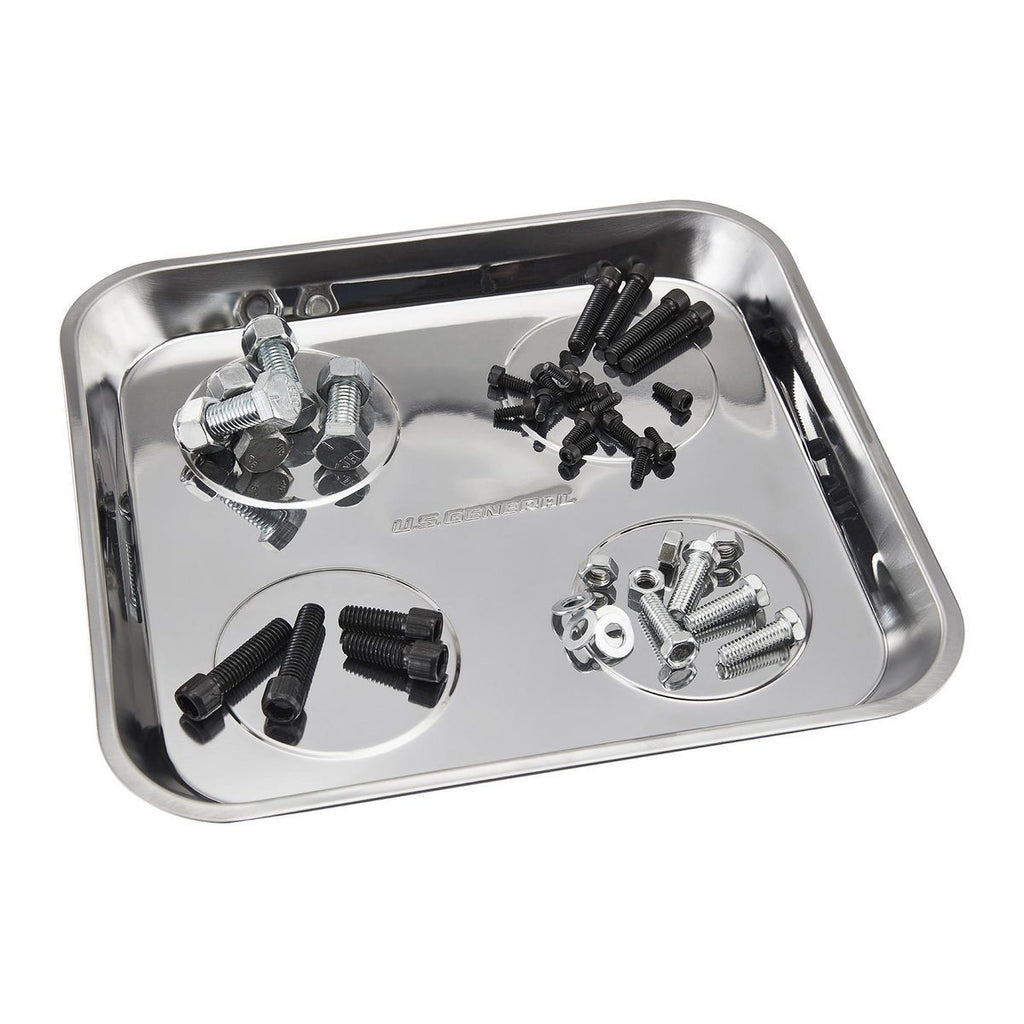 10-1/2 in. x 11-1/2 in. Magnetic Stainless Steel Parts Tray X7375