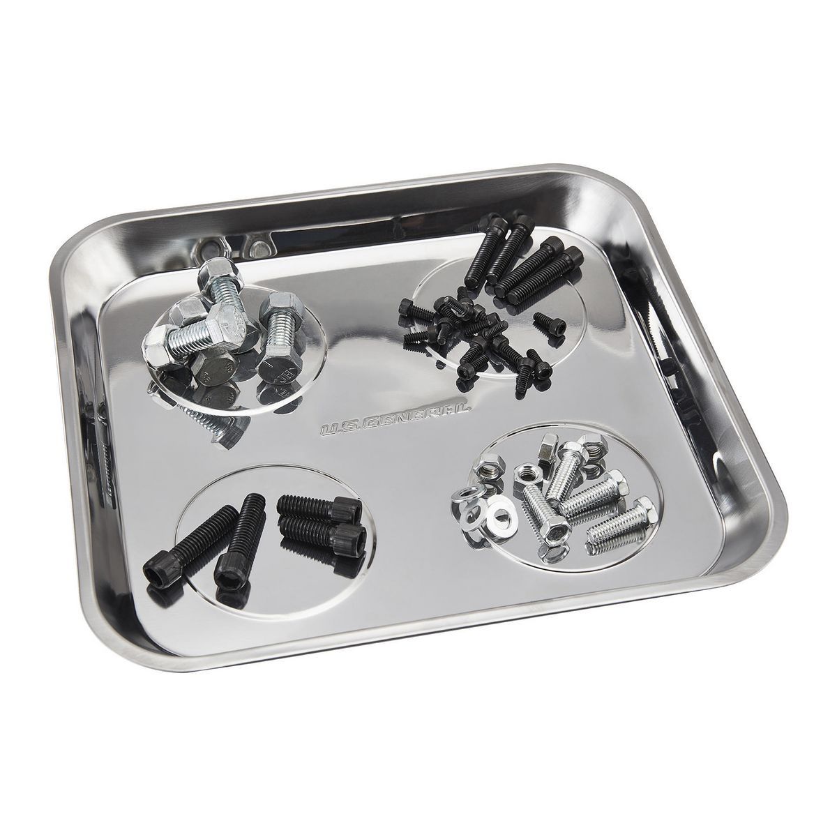 10-1/2 in. x 11-1/2 in. Magnetic Stainless Steel Parts Tray X7375