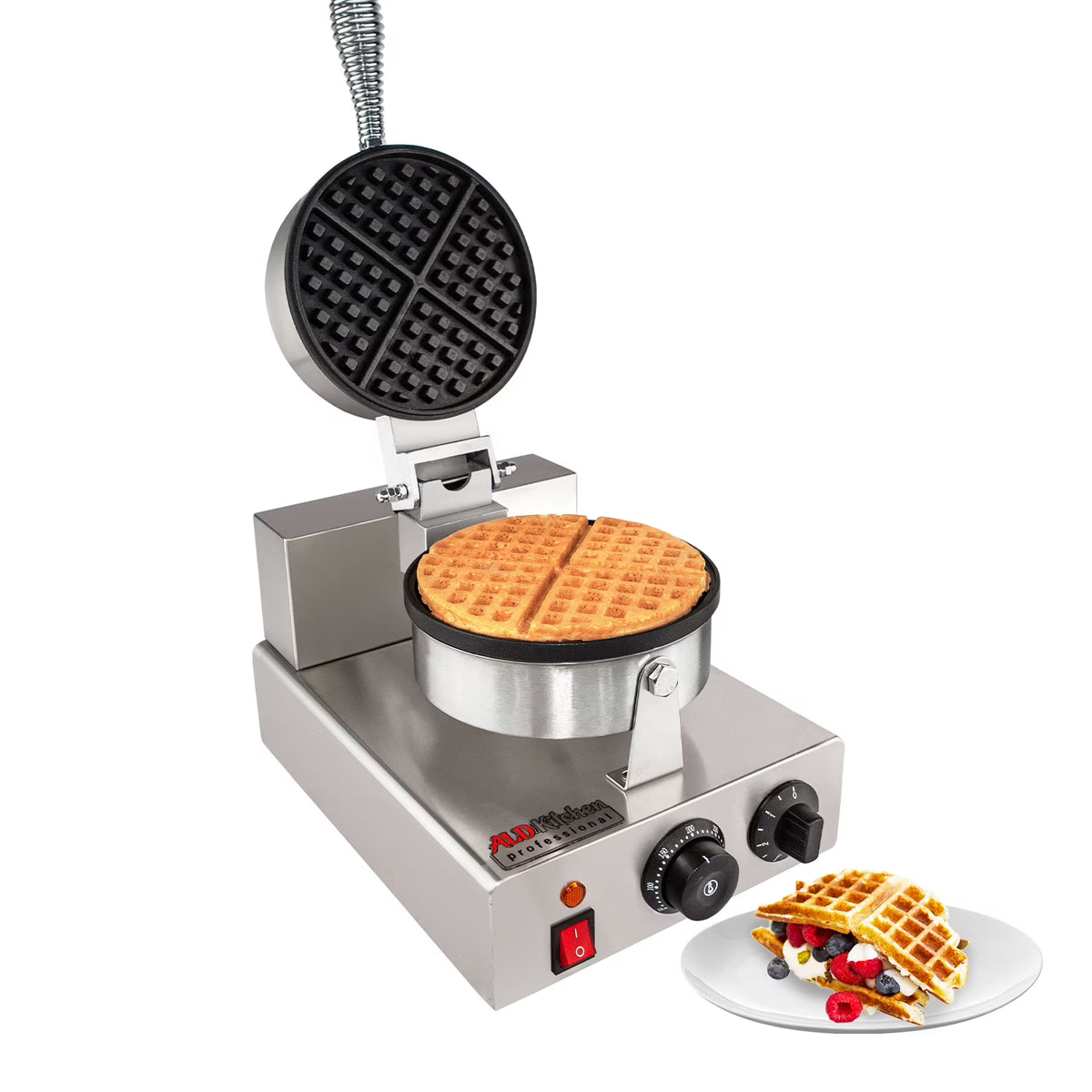 Round-Shape Thin Waffle Maker D77232
