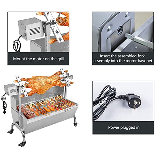 Electric Rotisserie Motor for Chicken Pig Goat Q121