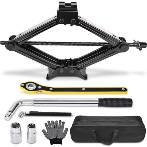 2 Ton Scissor Car Jack Kit with Lug Wrench M613831