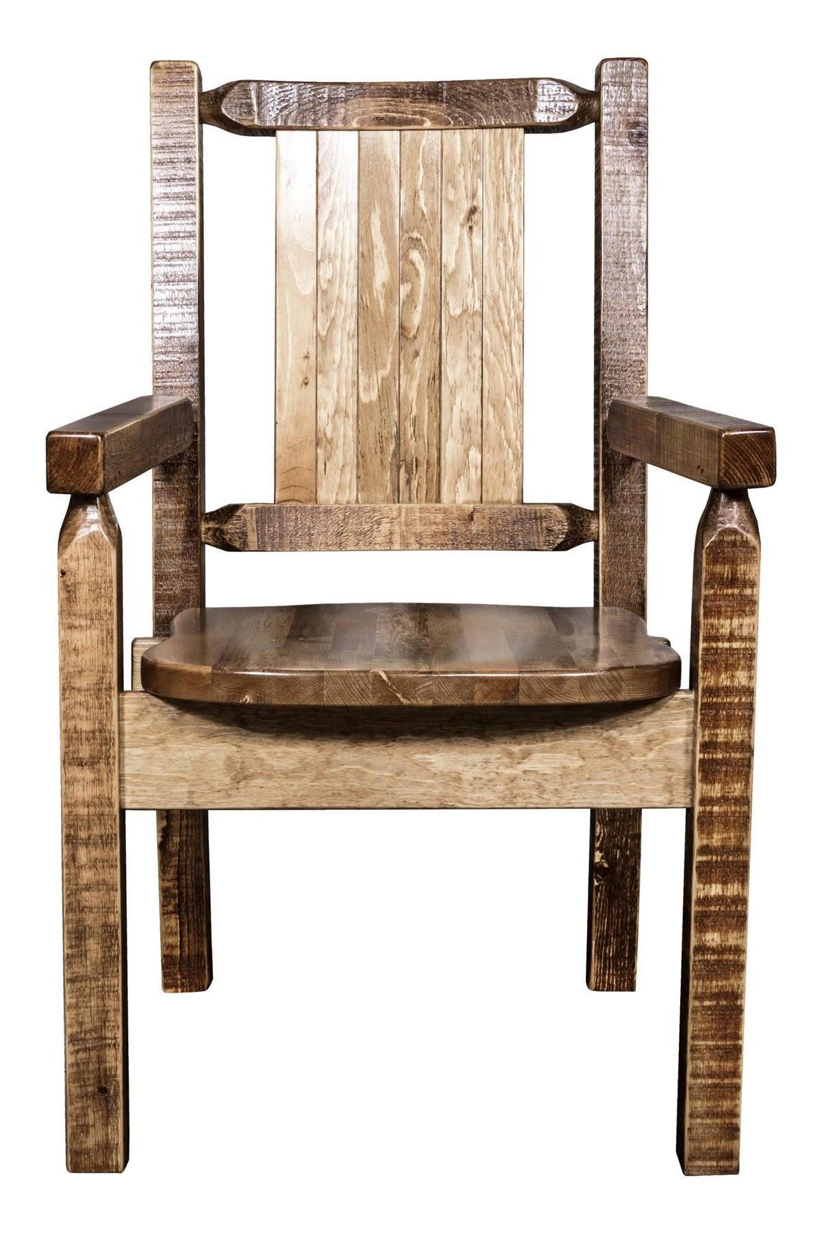 Captain's Chair with Laser Engraved Elk Design O46929