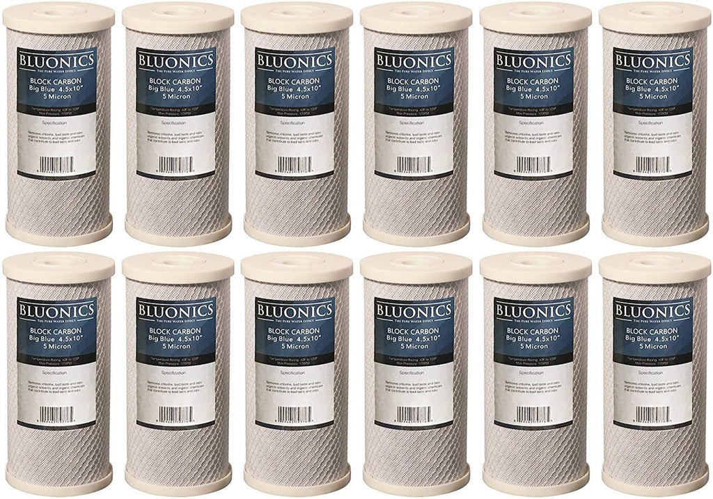 12-Pack Carbon Block Replacement Water Filters E22190