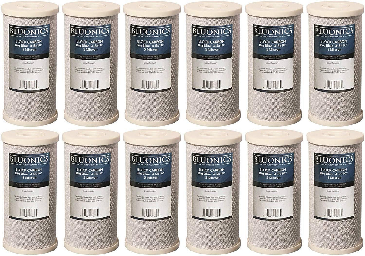 12-Pack Carbon Block Replacement Water Filters E22190