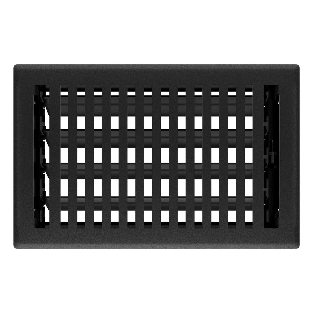Black Iron Metal Floor Register X54953