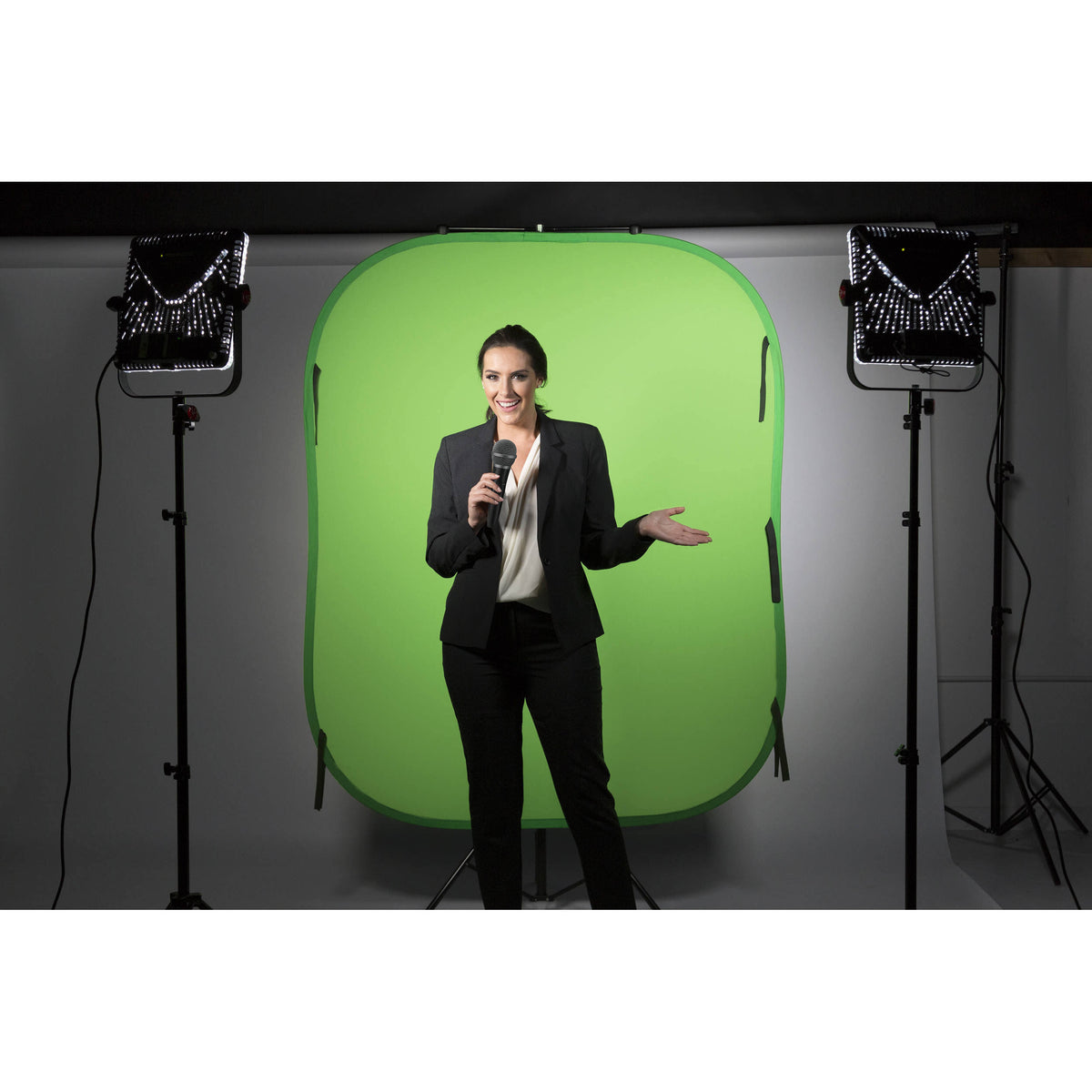 Collapsible Background 6x7 Blue/Green I525692