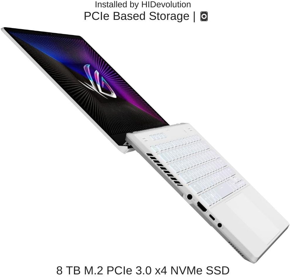 14" QHD Gaming Laptop, AMD Ryzen 9, 32GB DDR4, 2TB SSD, Windows 11 Home, White D61006