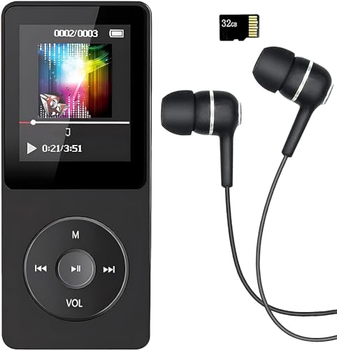 32GB MP3 Player with Earphone T3428