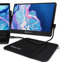 12.5” FHD IPS Dual Screen Portable Monitor with 13” Protective Case L408