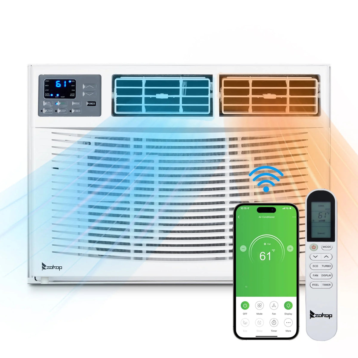 8000 BTU Heat And Cool Window Air Conditioner P26703