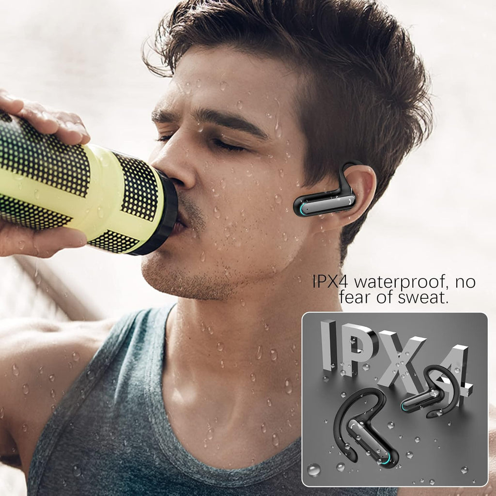 Open Ear Wireless Earbuds with Charging Case, Bluetooth 5.2, Pack of 2 S908866