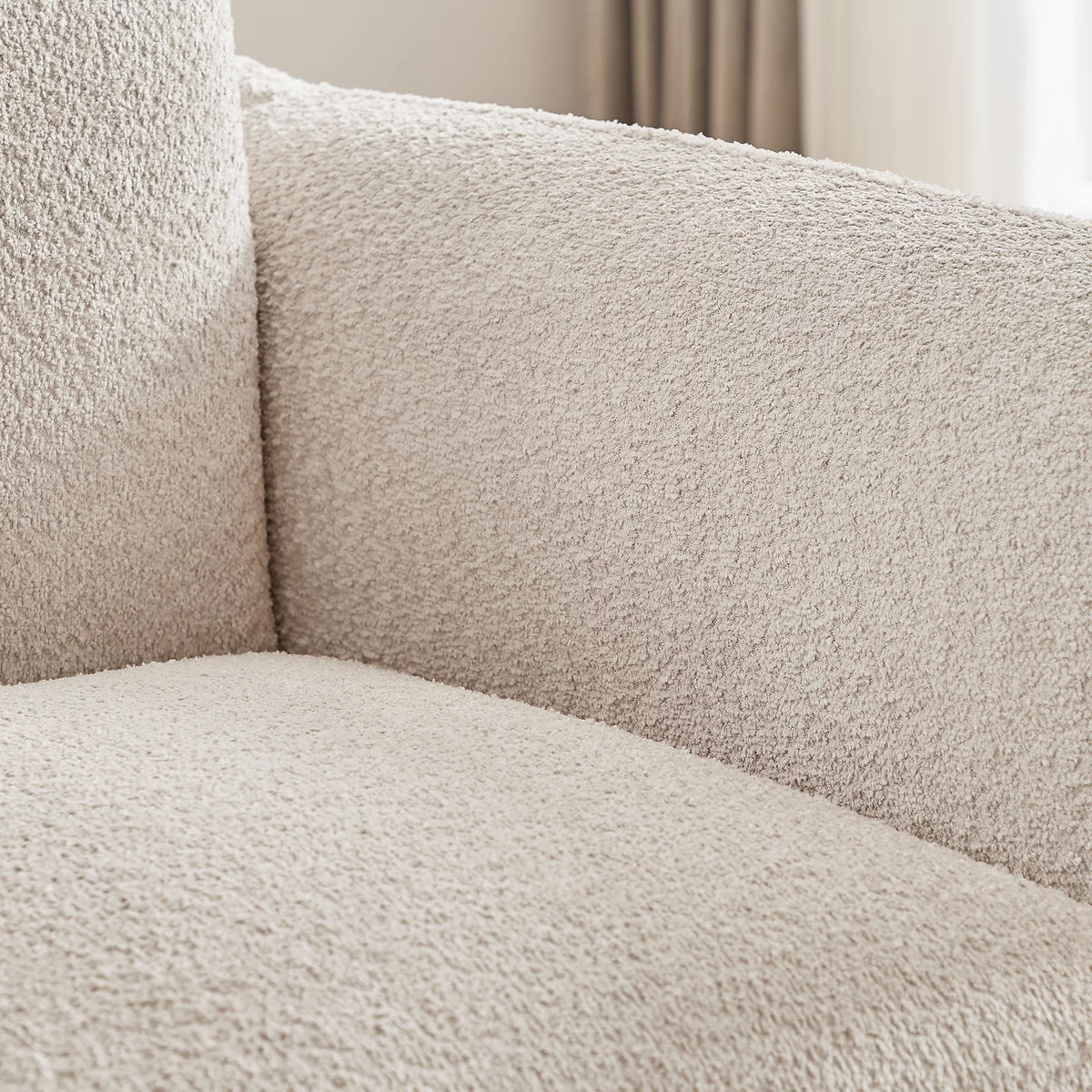Down-Filled Oversized White Armchair R3457
