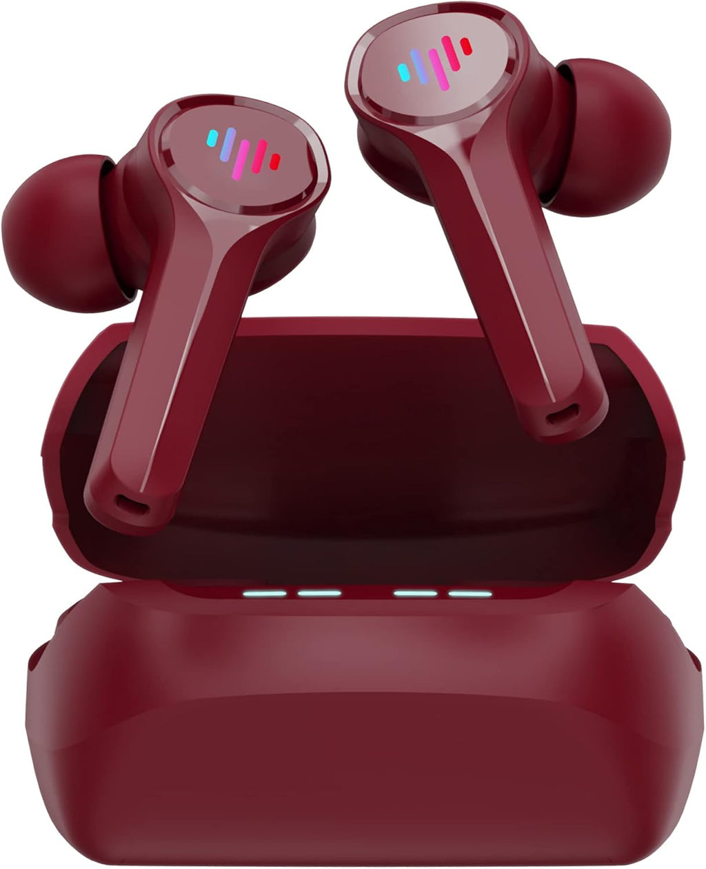 Purple Gaming Wireless Earbuds with Charging Case D1103
