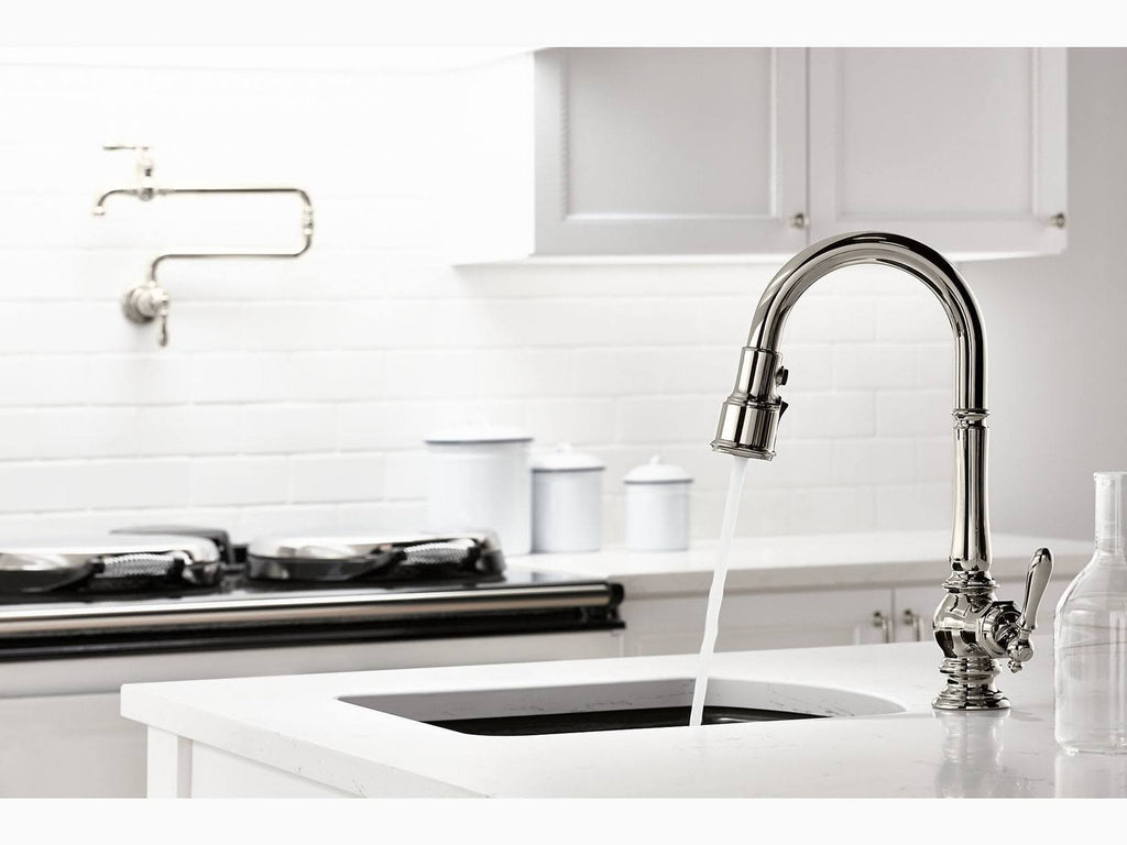 Single Handle Pull Down Kitchen Faucet F132228