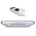 Stainless Steel Under Cabinet Range Hood with 2 LED Lights H34766