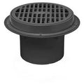 4x22 PVC Sediment Drain with Cast Iron Grate I794