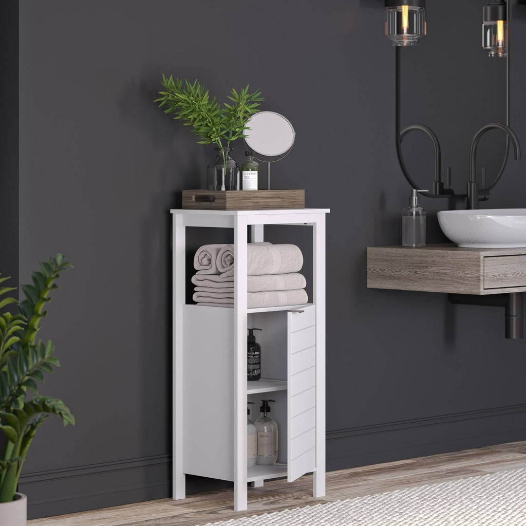 Gray Single Door Floor Cabinet L979
