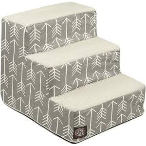 Gray 3 Step Pet Stairs B86164
