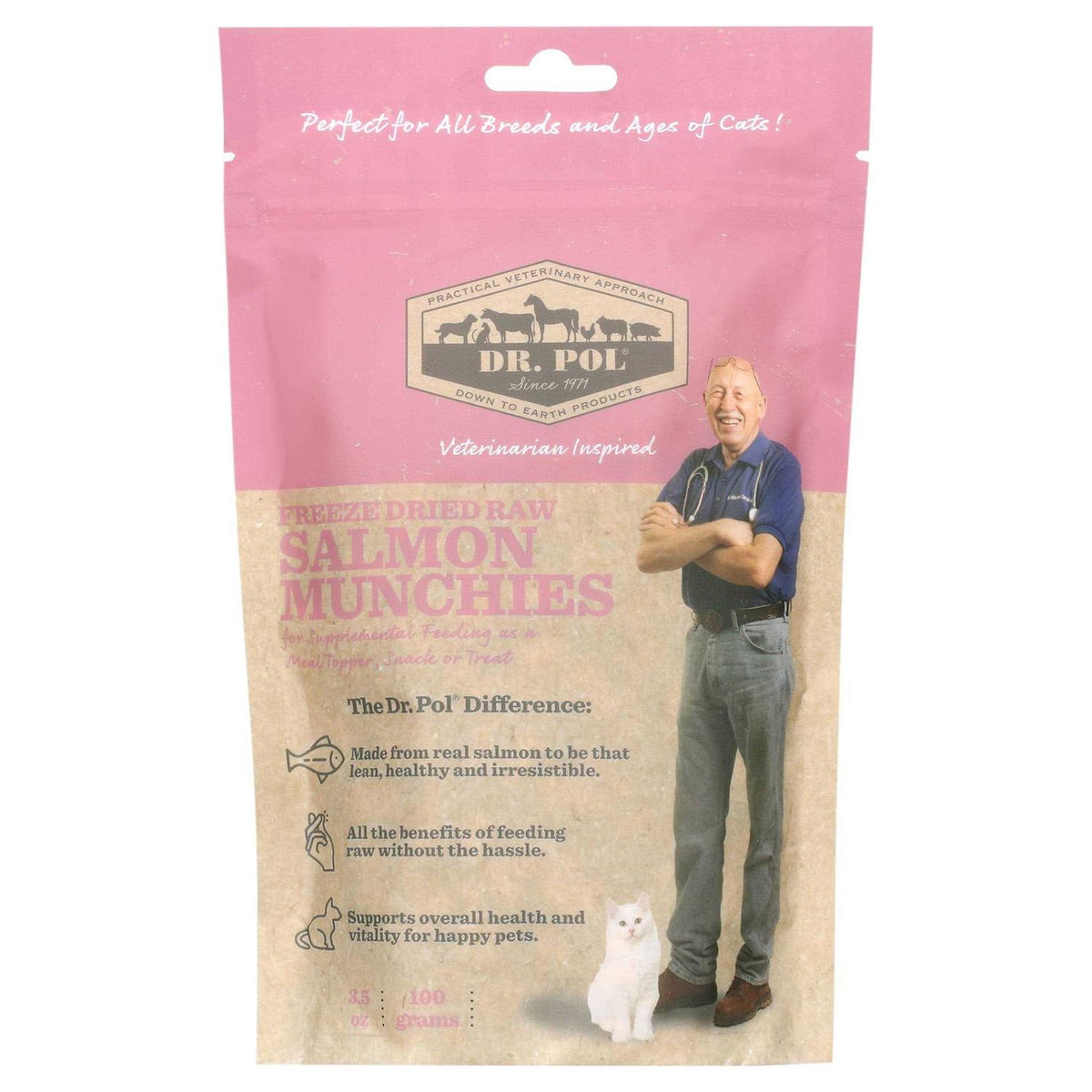 Freeze Dried Salmon Dog Treat and Meal Topper B951984