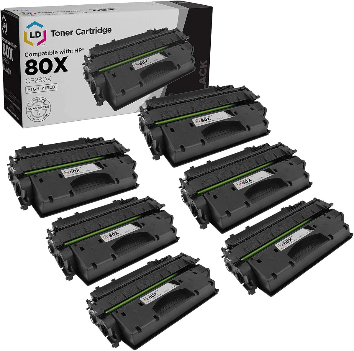 Black 6-Pack Toner Cartridge F546530