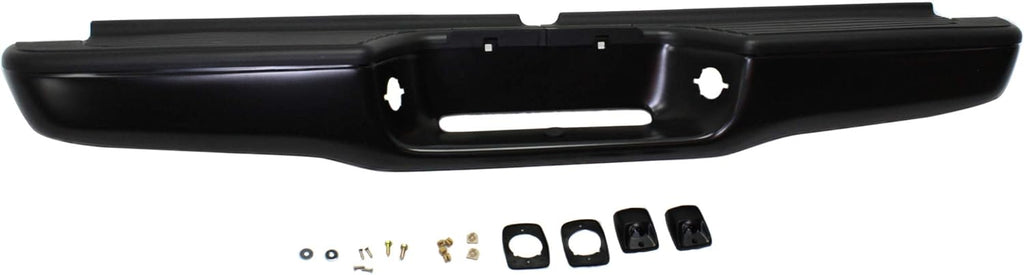 Painted Black Steel Step Bumper D243059
