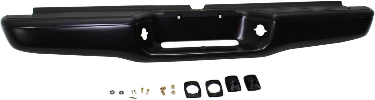 Painted Black Steel Step Bumper D243059